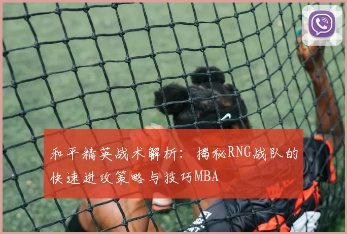和平精英战术解析：揭秘RNG战队的快速进攻策略与技巧MBA